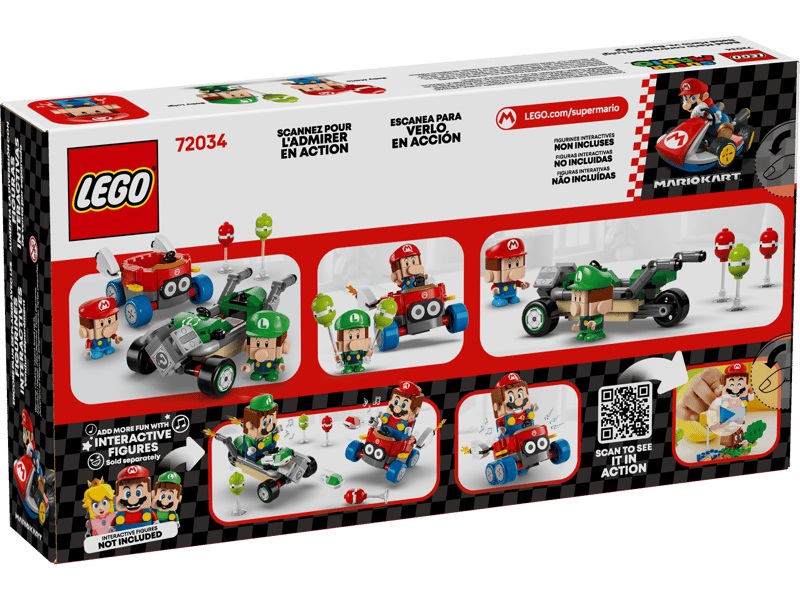 Mario Kart – Baby Mario vs. Baby Luigi Race Set (72034)